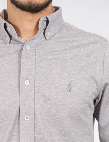 Camasa Polo Ralph Lauren, gri