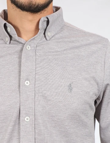 Camasa Polo Ralph Lauren, gri