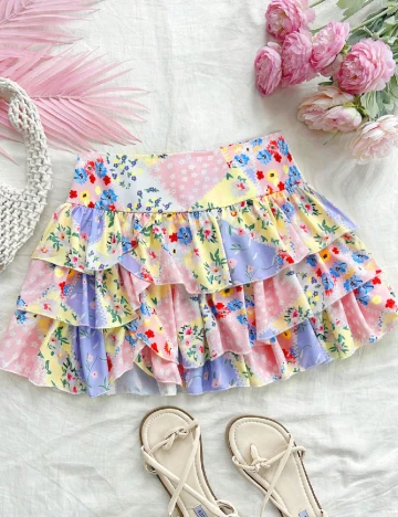 Fusta SHEIN, floral print