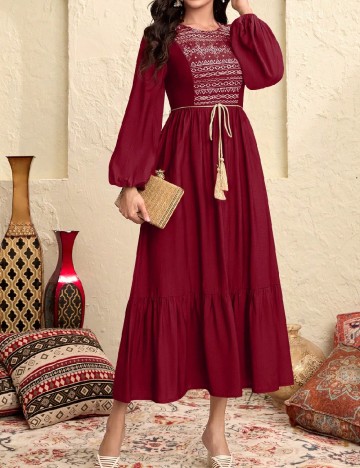 
						Rochie lunga SHEIN, rosu