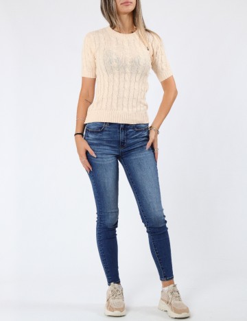 Bluza Polo Ralph Lauren, crem