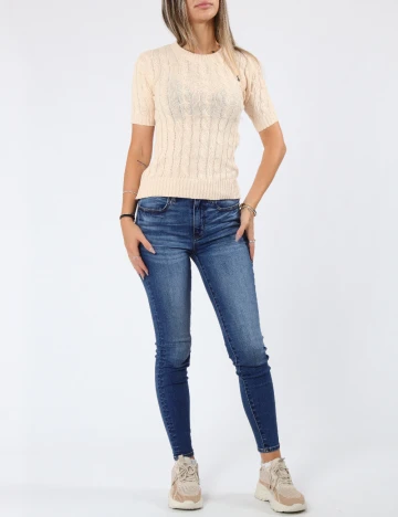 Bluza Polo Ralph Lauren, crem Crem