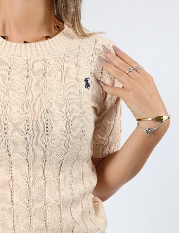 Bluza Polo Ralph Lauren, crem Crem