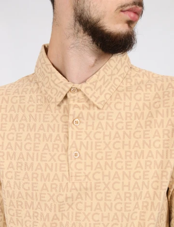 Bluza Armani Exchange, crem