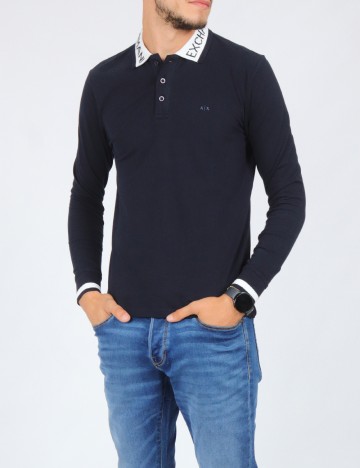 Bluza Armani Exchange, bleumarin inchis
