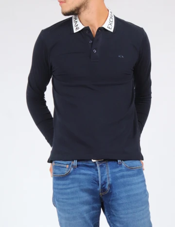 Bluza Armani Exchange, bleumarin inchis
