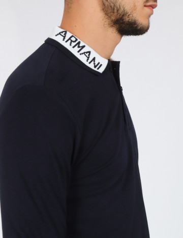 Bluza Armani Exchange, bleumarin inchis
