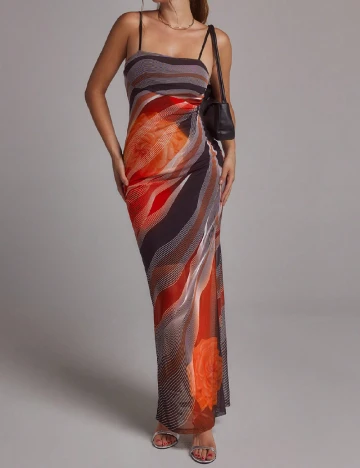 Rochie lunga SHEIN, mic culori Mix culori