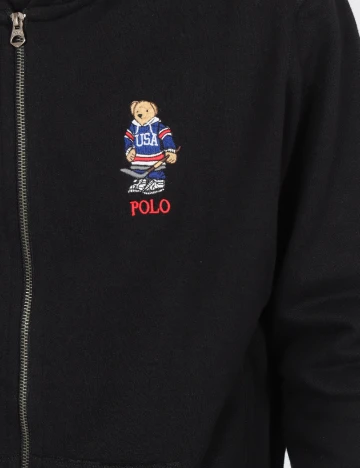 Hanorac Oversize Polo Ralph Lauren, negru Negru