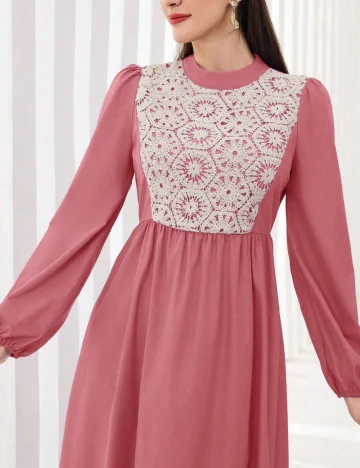 Rochie lunga SHEIN, roz Roz