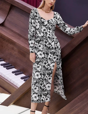 Rochie lunga SHEIN, negru Negru