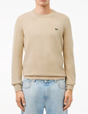 Bluza Lacoste, crem