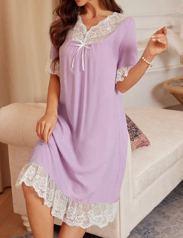 Rochie de noapte SHEIN, lila Mov