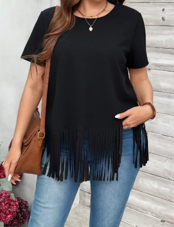 Tricou Emery Rose Curve, negru Negru