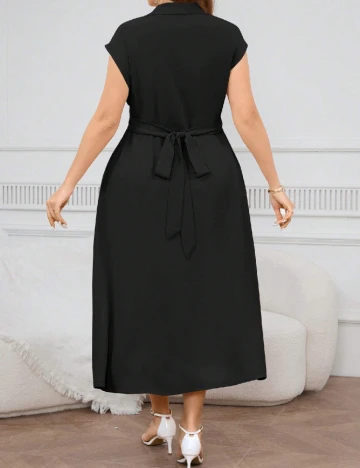 Rochie lunga SHEIN CURVE, negru Negru