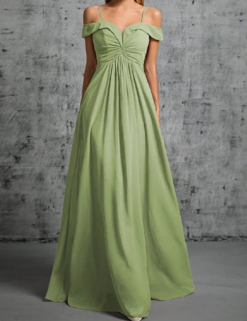 Rochie lunga SHEIN, verde Verde