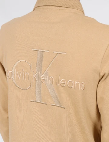 Bluza Calvin Klein Jeans, maro deschis