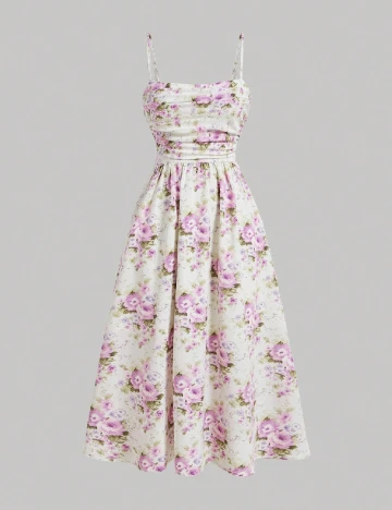 Rochie medie SHEIN, floral Floral print