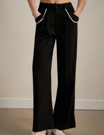 Pantaloni SHEIN, negru Negru