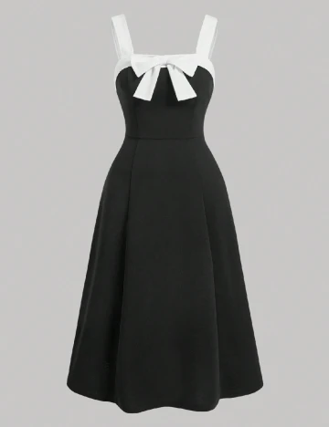 Rochie medie SHEIN CURVE, negru Negru