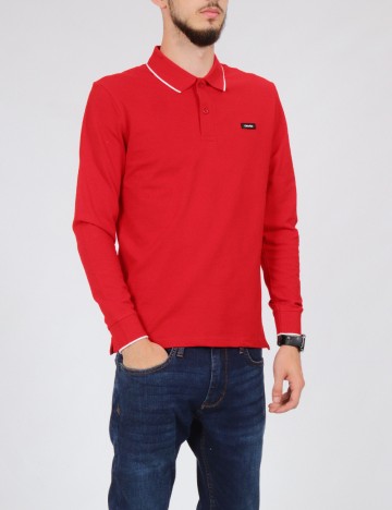 Bluza Calvin Klein, rosu