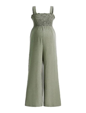 Salopeta SHEIN Maternity, verde Verde