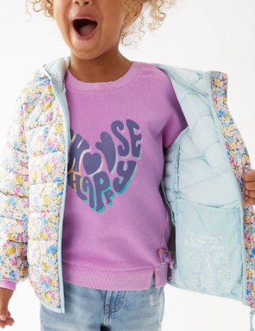 
						Geaca M&S Collection, floral print