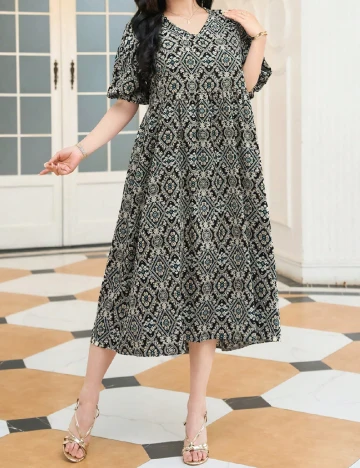 Rochie medie Dazy, mix culori Mix culori