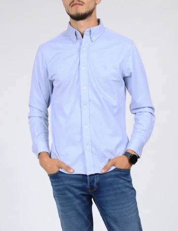 Camasa Polo Ralph Lauren, bleu