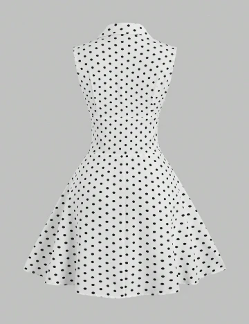 Rochie scurta SHEIN, alb/negru Alb