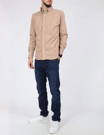 Camasa Polo Ralph Lauren, maro deschis