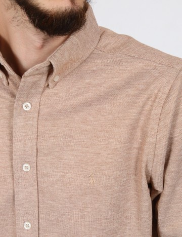 Camasa Polo Ralph Lauren, maro deschis
