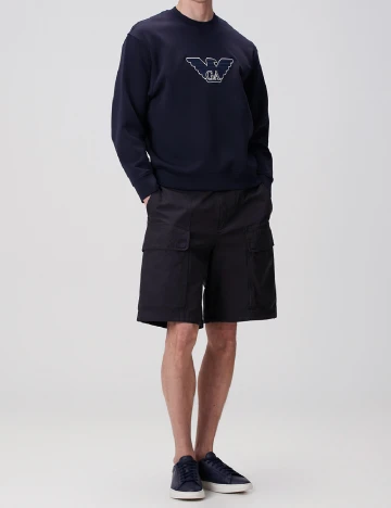 Bluza Emporio Armani, bleumarin inchis