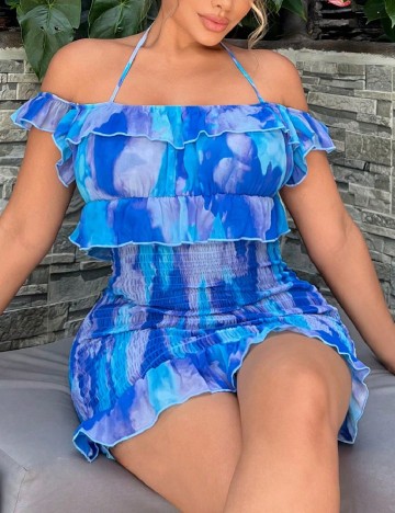 
						Rochie scurta SHEIN, albastru