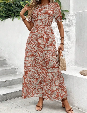Rochie lunga SHEIN, maro