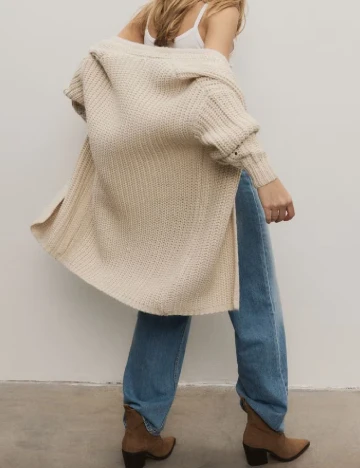 Cardigan Reserved, crem Crem