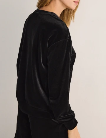 Bluza Reserved, negru Negru