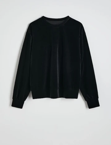 Bluza Reserved, negru Negru