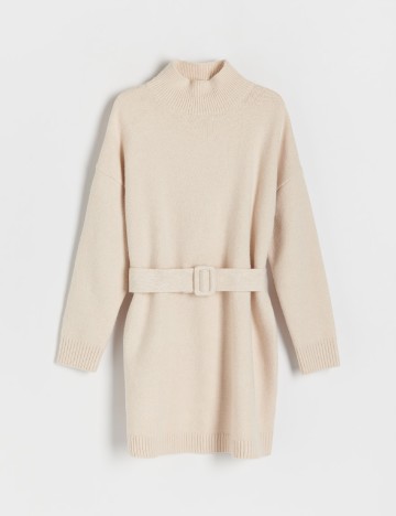 
						Rochie scurta Reserved, crem