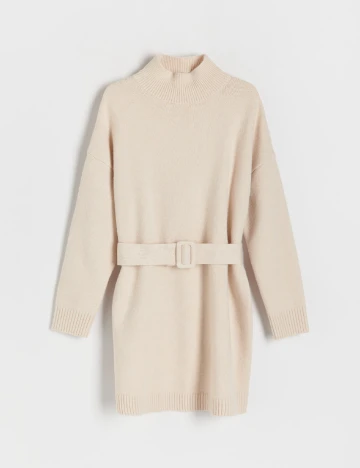 Rochie scurta Reserved, crem