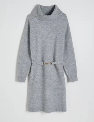 Rochie scurta Reserved, gri