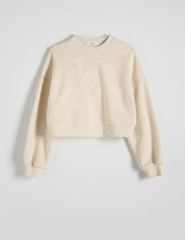 Bluza Reserved, crem Crem
