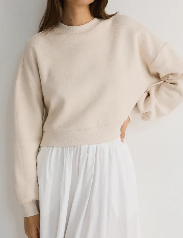 Bluza Reserved, crem Crem
