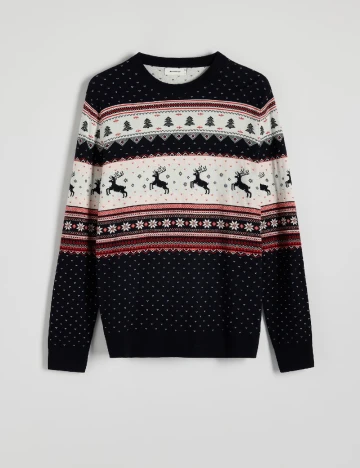 Bluza Reserved, bleumarin inchis