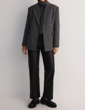 Pantaloni Reserved, negru