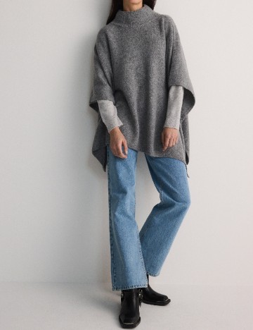
						Poncho Reserved, gri
