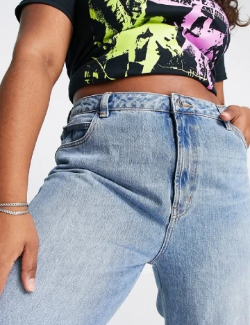 Blugi ASOS Curve, albastru Albastru
