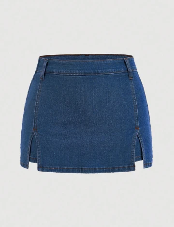 Fusta pantalon SHEIN, albastru