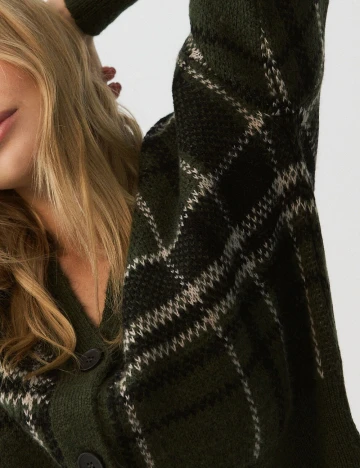 Cardigan Reserved, verde Verde