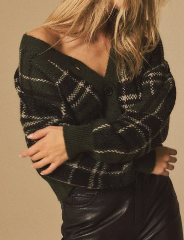 Cardigan Reserved, verde Verde